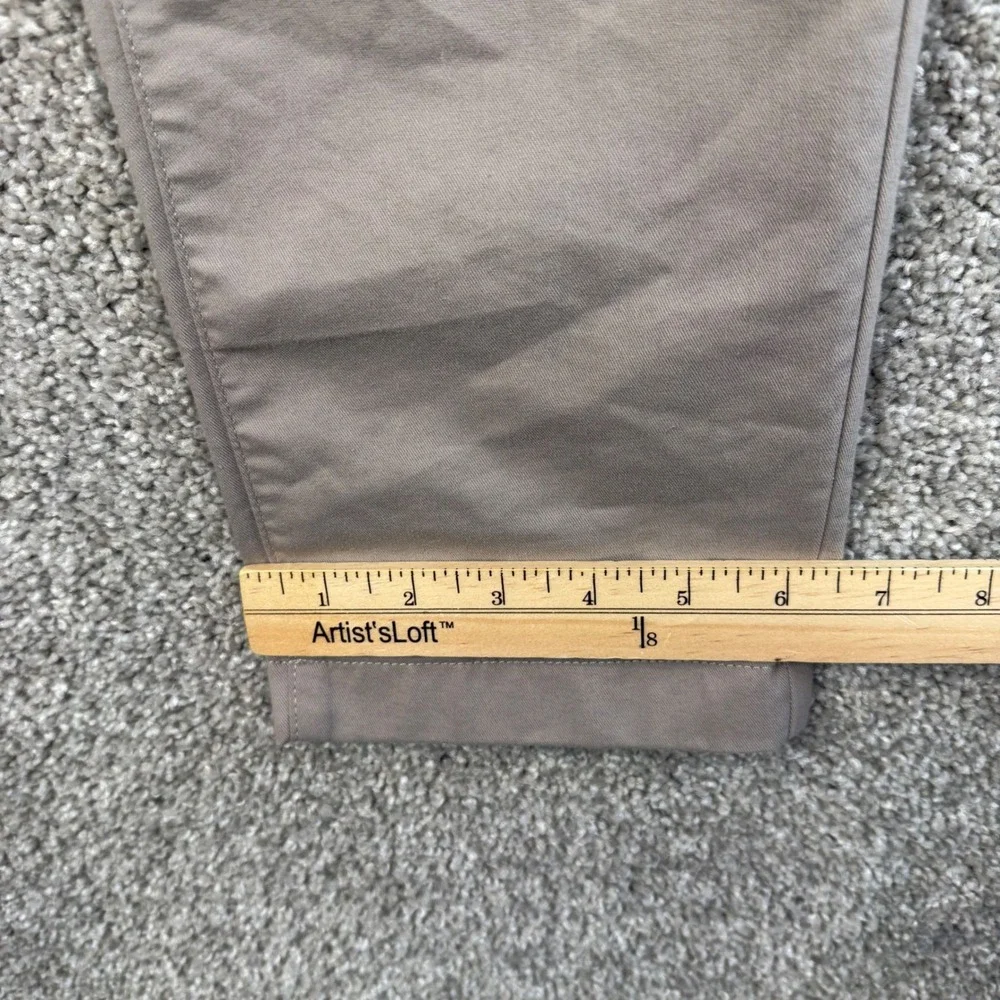 Theory Mens 30x32 Zaine P2 Barrier Twill‎ Slim Fit Chino Pants Khaki Beige